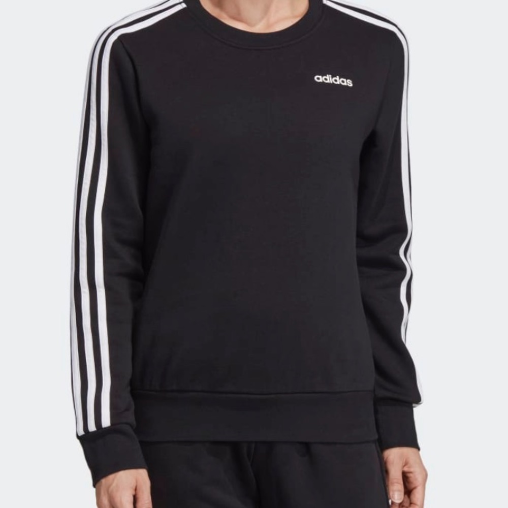 Classic Adidas 3 Stripe Sweatshirt